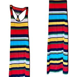 ⭐️ Striped Racerback Maxi Dress